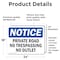 Signmission Private Road No Trespassing No Outlet OSHA Notice Sign, Vinyl Decal, 24in W x 18in L, 2PK OS-2PACK-NS-D-1824-L-17871 - alternate 4